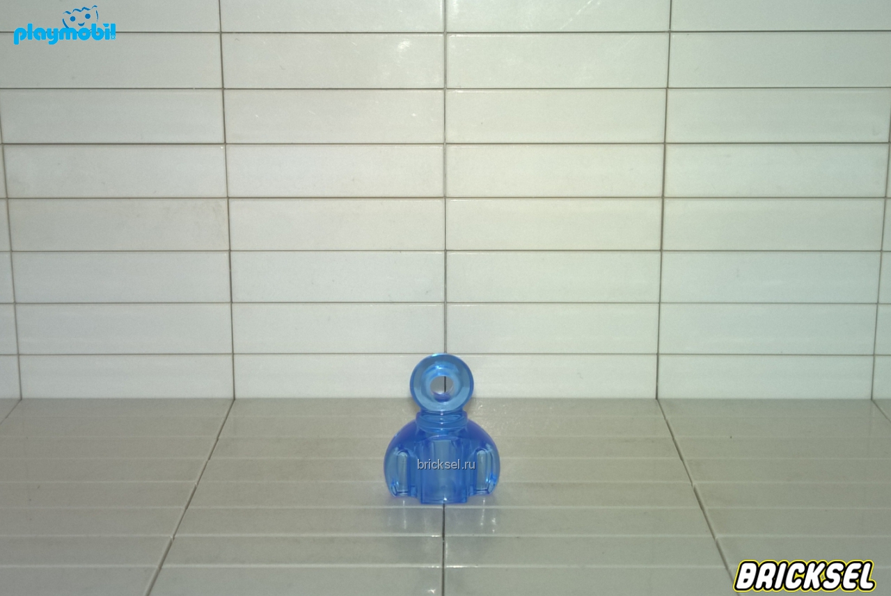 Плеймобил Флакон духов синий прозрачный, Playmobil, редкий
