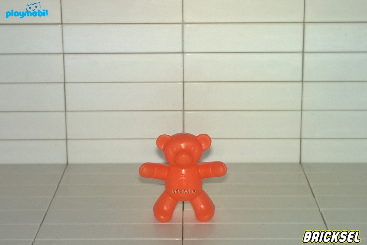 Плеймобил Мишка оранжевый, Playmobil, редкий